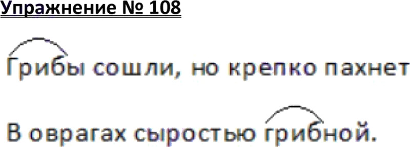 Ответы к 108 упражнению учебника по русскому языку В.П. Канакина, В.Г. Горецкий за 3 класс 1 часть