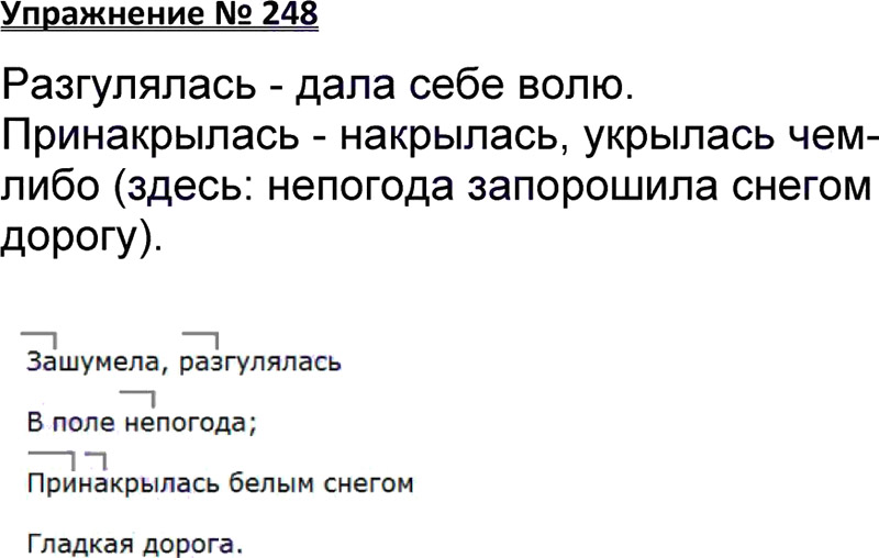 Ответы к 248 упражнению учебника по русскому языку В.П. Канакина, В.Г. Горецкий за 3 класс 1 часть