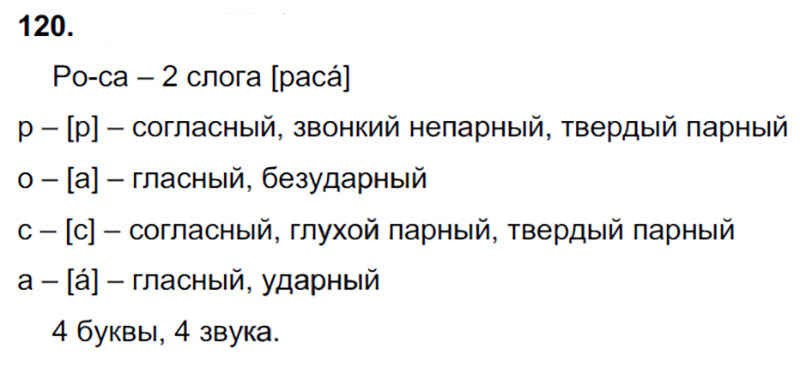 Ответы к 120 упражнению учебника по русскому языку В.П. Канакина, В.Г. Горецкий за 3 класс 1 часть