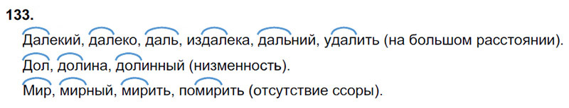 Ответы к 133 упражнению учебника по русскому языку В.П. Канакина, В.Г. Горецкий за 3 класс 1 часть