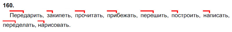 Ответы к 160 упражнению учебника по русскому языку В.П. Канакина, В.Г. Горецкий за 3 класс 1 часть