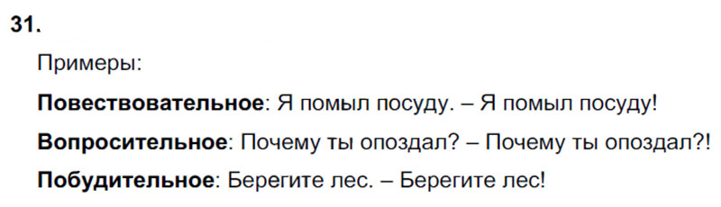 Ответы к 31 упражнению учебника по русскому языку В.П. Канакина, В.Г. Горецкий за 3 класс 1 часть