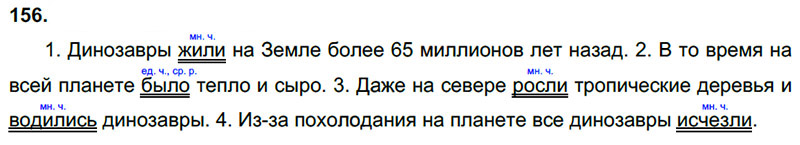 Ответы к 156 упражнению учебника по русскому языку Л.Ф. Климанова, Т.В. Бабушкина за 3 класс 2 часть
