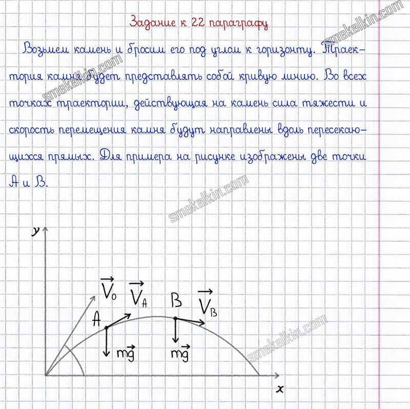 ГДЗ к заданию 22 параграфу задаче учебника по физики А.В. Пёрышкин, Е.М. Гутник за 9 класс